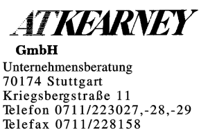 ATKEARNEY GmbH Unternehmensberatung