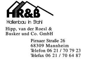 Hipp, van der Roest & Busker und Co. GmbH
