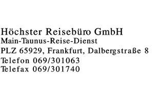 Höchster Reisebüro GmbH