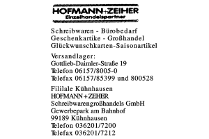 HOFMANN + ZEHER Einzelhandelspartner