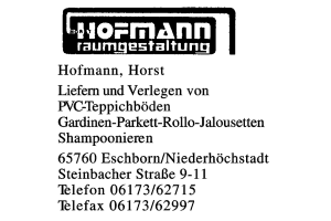 Hofmann, Horst
