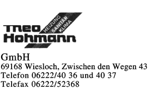 Hohmann, Theo GmbH Hohmann, Theo GmbH