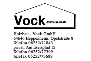 Holzbau - Vock GmbH