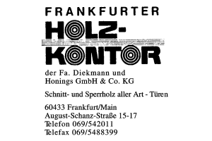 HOLZ-KONTOR der Fa. Diekmann und Honings GmbH & Co. KG