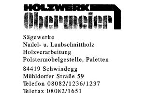 Holzwerk Obermeier