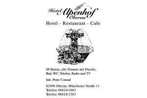 Hotel Alpenhof Oberau Inh. Peter Conrad Hotel Alpenhof Oberau Inh. Peter Conrad