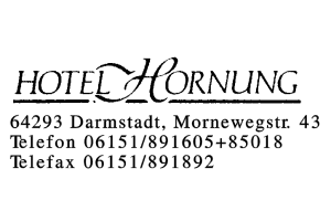 HOTEL HORNUNG HOTEL HORNUNG