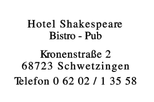 Hotel Shakespeare