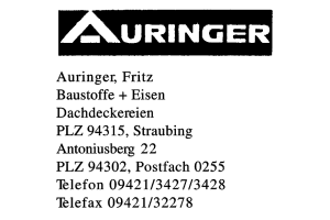 Auringer, Fritz