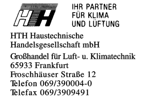 HTH Haustechnische  Handelsgesellschaft mbH