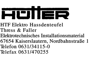 Hütter, Paul KG