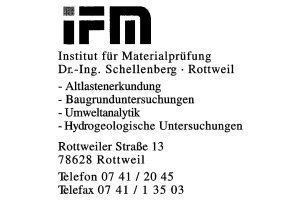 IFM Institut für Materialprüfung