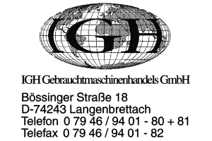 IGH Gebrauchtmaschinenhandels GmbH