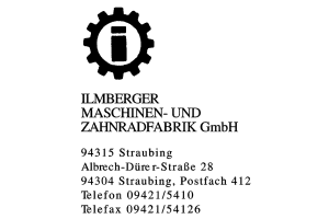 ILMBERGER MASCHINEN- UND  ZAHNRADFABRRIK GmbH