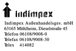 Indimpex Außenhandelsges. mbH