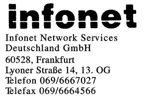Infonet Network Services Deutschland GmbH Infonet Network Services Deutschland GmbH
