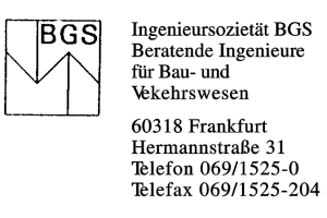 Ingenieursozietät BGS