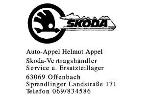 Auto-Appel Helmut Appel Auto-Appel Helmut Appel
