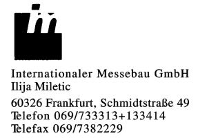 Internationaler Messebau GmbH