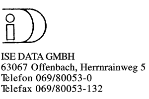 ISE DATA GMBH ISE DATA GMBH