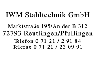 IWM Stahltechnik GmbH