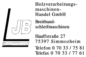 JB Holzverarbeitungsmaschinen-Handel GmbH
