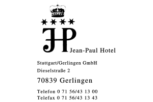 Jean-Paul Hotel Stuttgart/Gerlingen GmbH