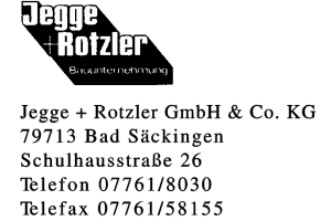 Jegge + Rotzler GmbH & Co. KG