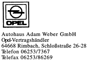 Autohaus Adam Weber GmbH