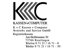 K + C Kassen + Computer Vertriebs und Service GmbH