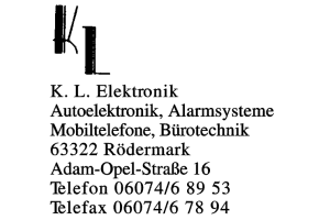 K. L. Elektronik