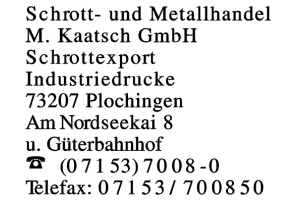 Kaatsch, M. GmbH