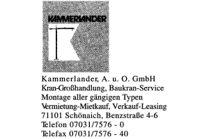 Kammerlander, A. u. O. GmbH Kammerlander, A. u. O. GmbH