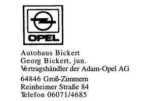 Autohaus Bickert Georg Bickert, jun.