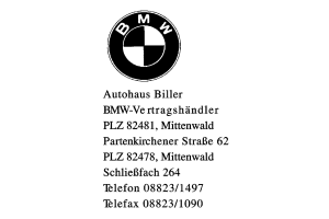 Autohaus Biller BMW-Vertragshändler