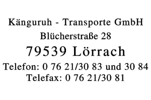 Känguruh - Transporte GmbH