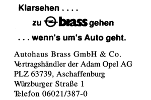 Autohaus Brass GmbH & Co. Autohaus Brass GmbH & Co.