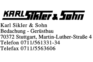 Karl Sikler & Sohn