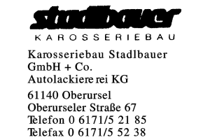 Karosseriebau Stadlbauer GmbH + Co. Autolackiererei KG