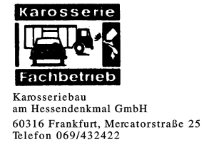 Karossierbau am Hessendenkmal GmbH
