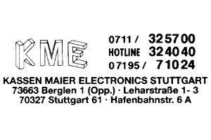 Kassen Maier Electronics Stuttgart