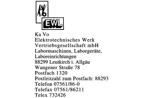 KaVo Elektrotechnisches Werk Vertriebsgesellschaft mbH