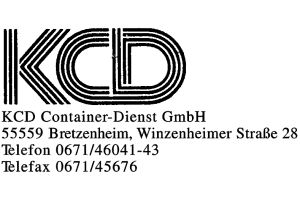 KCD container-Dienst GmbH